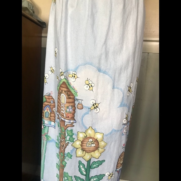 Rare Handmade Daisy Kingdom Bee Dress & Bonnet M - Picture 7 of 12